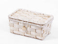 Scatola in rattan naturale, 12x7x6 cm (kit da 10)
