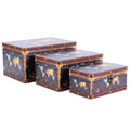 Scatola in mdf e PU Planisfero 28X20H15 |