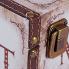 Set di 2 valigie in mdf e PU modello Market, 35x25H12 cm