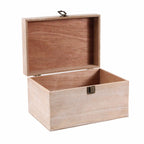 Baule in mdf naturale, 34x23H20 cm