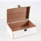 Bauli in MDF sbiancato, set di 3, 45x30x20 cm