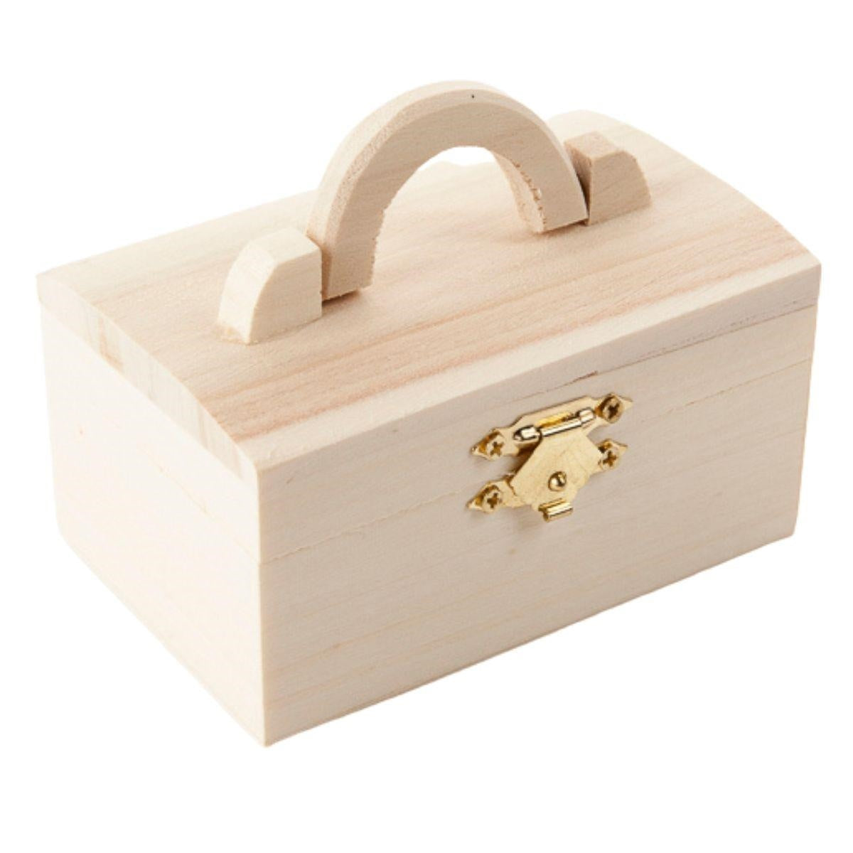 Cofanetto in legno per decoupage, 10x6H5 cm (kit da 10)