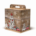 Scatola in cartone a forma di albero di Natale, 33x24H34 cm (kit da 10)