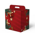 Scatola in cartone rossa con pacchi, 43x26x34 cm (kit da 5)