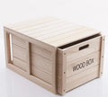 Scatola estraibile in legno Wood Box, 50x39H39 cm