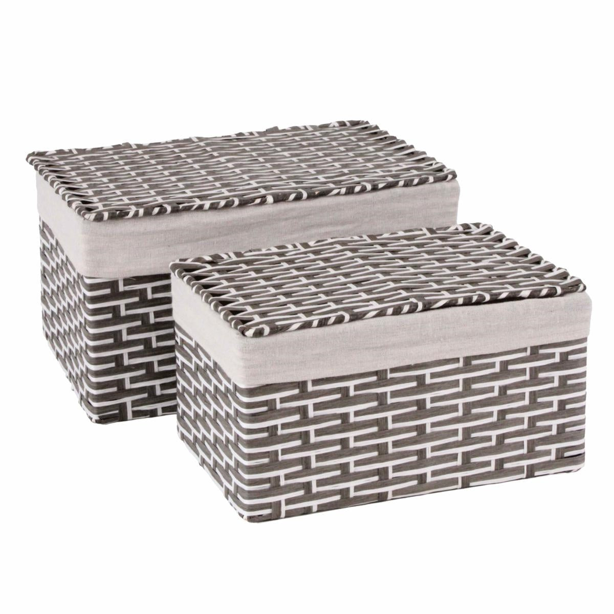 Scatola in cellulosa, 35x25x19 cm, set di 2
