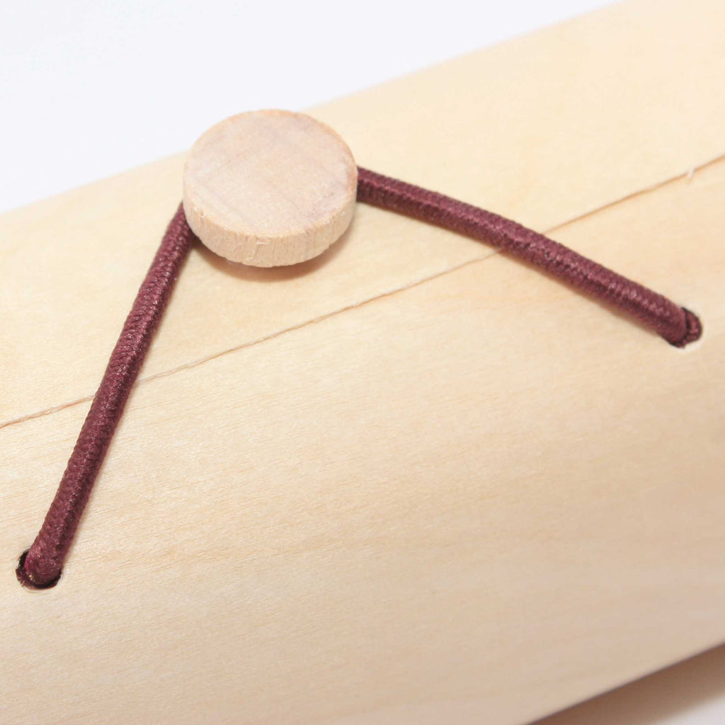 Scatola a cilindro in legno di paulownia, Ø6x22 cm (kit da 10)