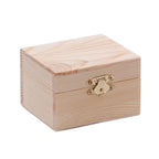 Scatola per decoupage in paulownia, 9x8H6 cm (kit da 10)