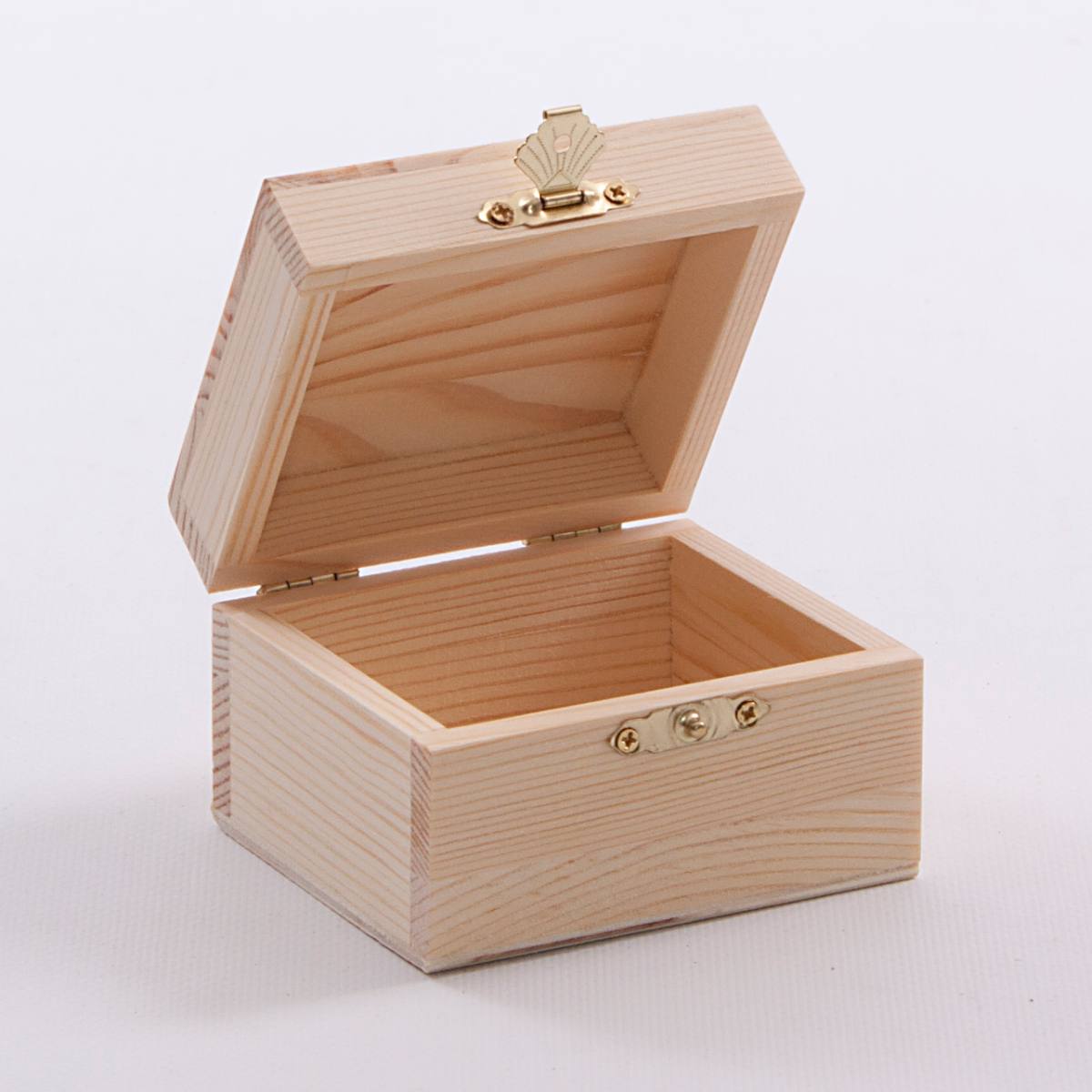Scatola per decoupage in paulownia, 9x8H6 cm (kit da 10)