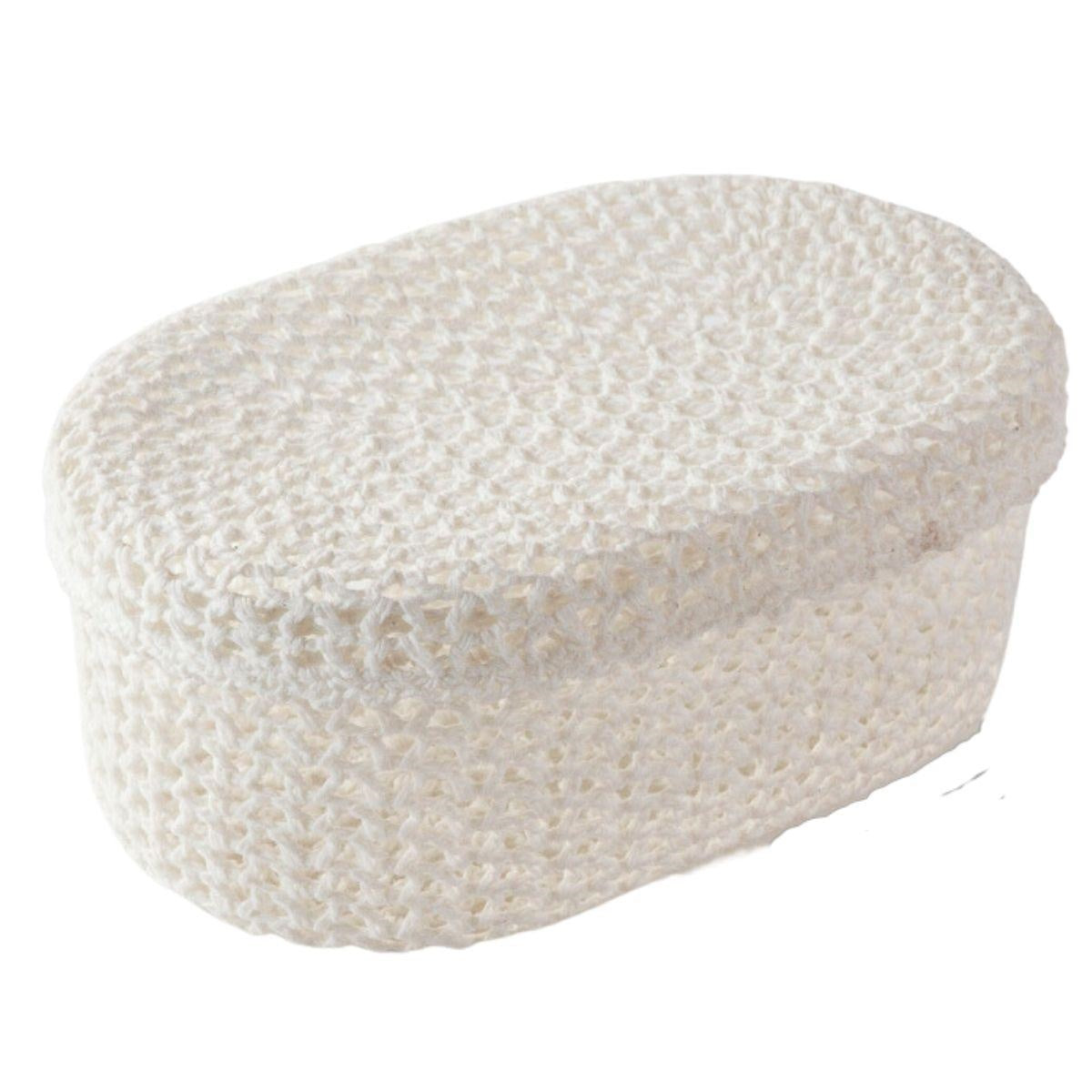 Portagioie in pizzo, 23x16x9 cm (kit da 3)