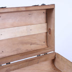 Valigie in compensato e pelle, set di 2, 45x31x19 cm