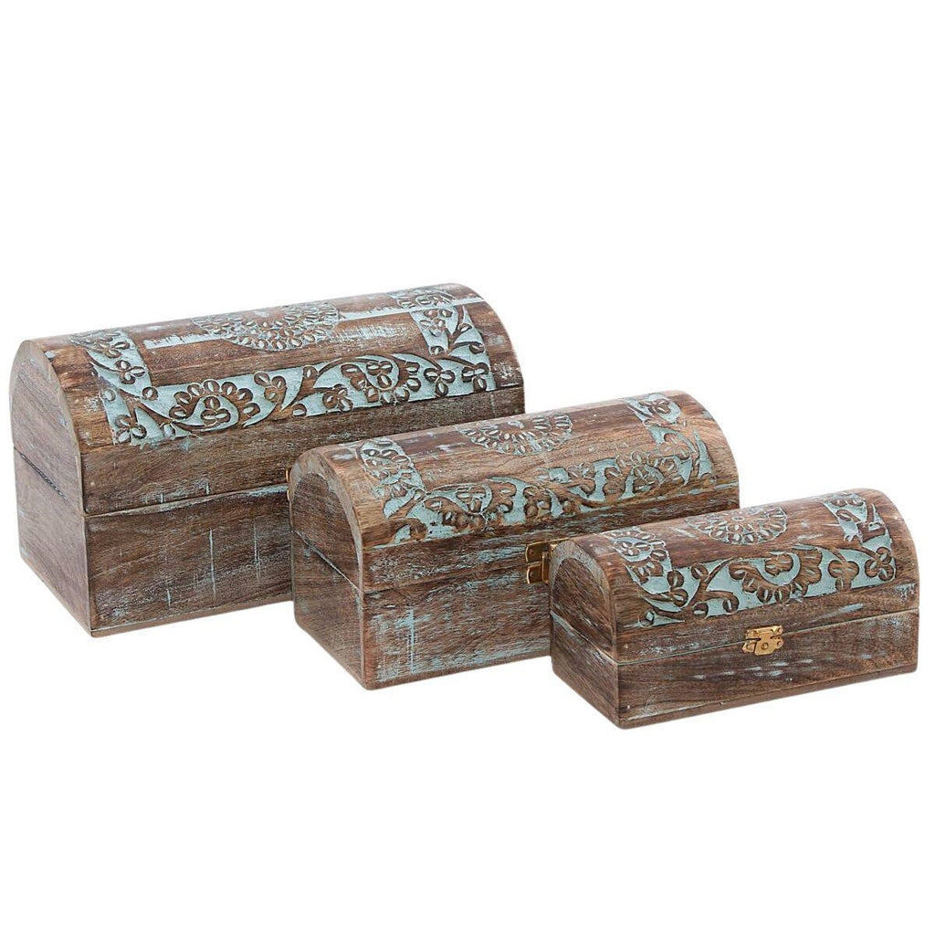 Scatola in mdf in set di 3, 23X15H15 cm
