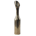 Vaso alto in ceramica metallizzata, 10H47 cm (kit da 3)