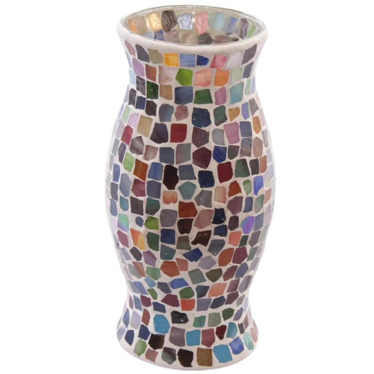 Base per lampada a mosaico, Ø12H28 cm