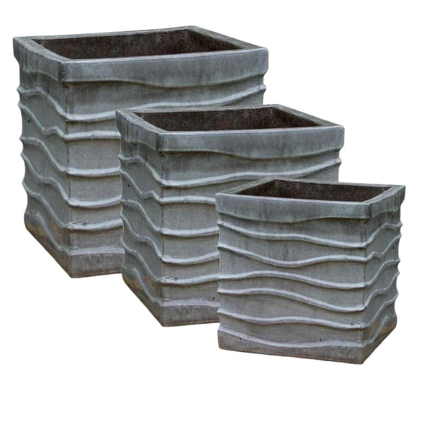 Vaso grigio, 44x44x44 cm