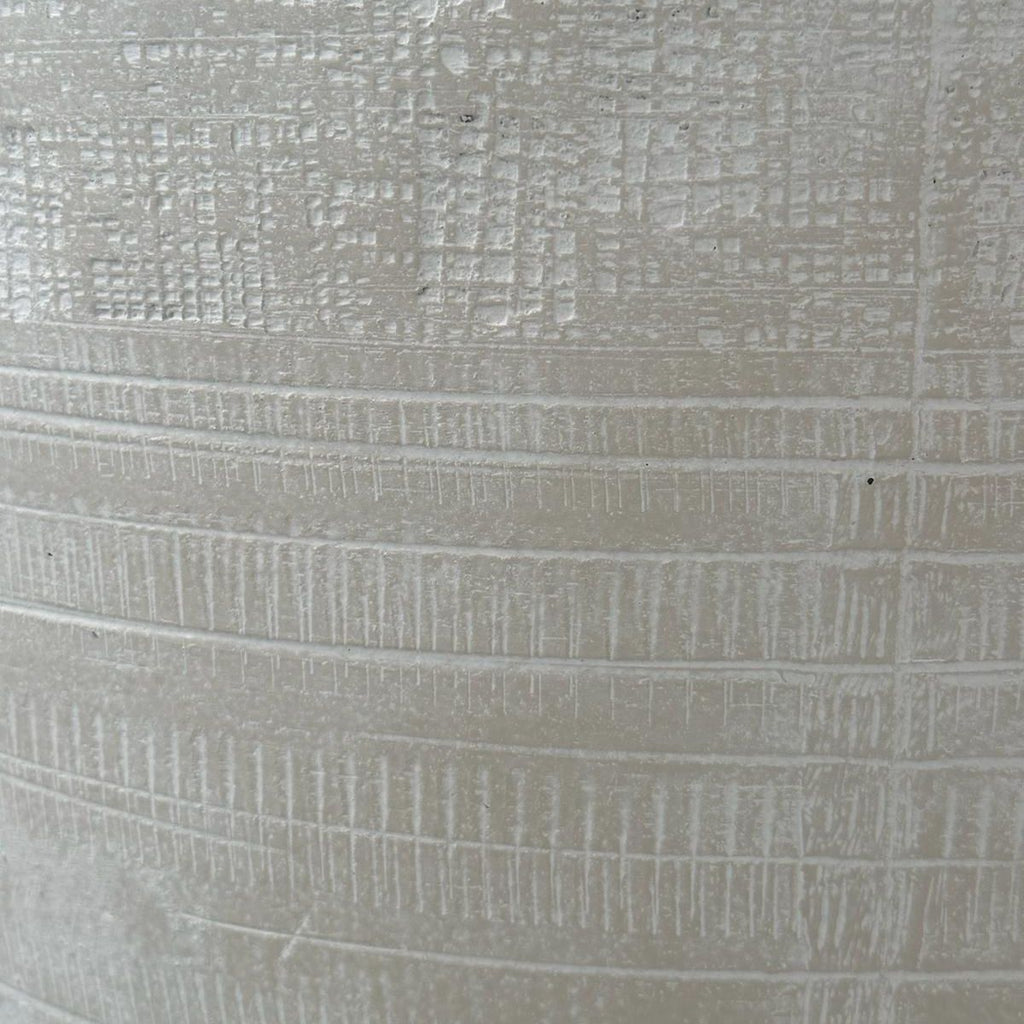Vasi in fibrocemento beige, set da 4, Ø45H62 cm