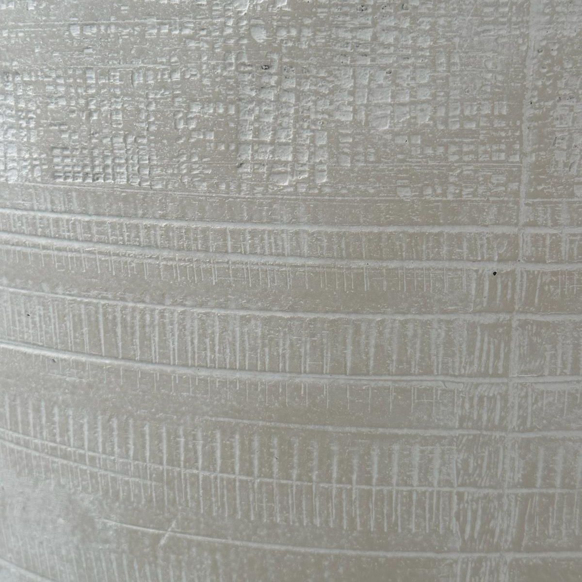 Vasi in fibrocemento beige, set da 4, Ø45H62 cm