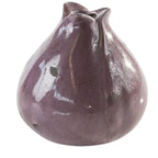 Vaso in ceramica viola, Ø13H13 cm
