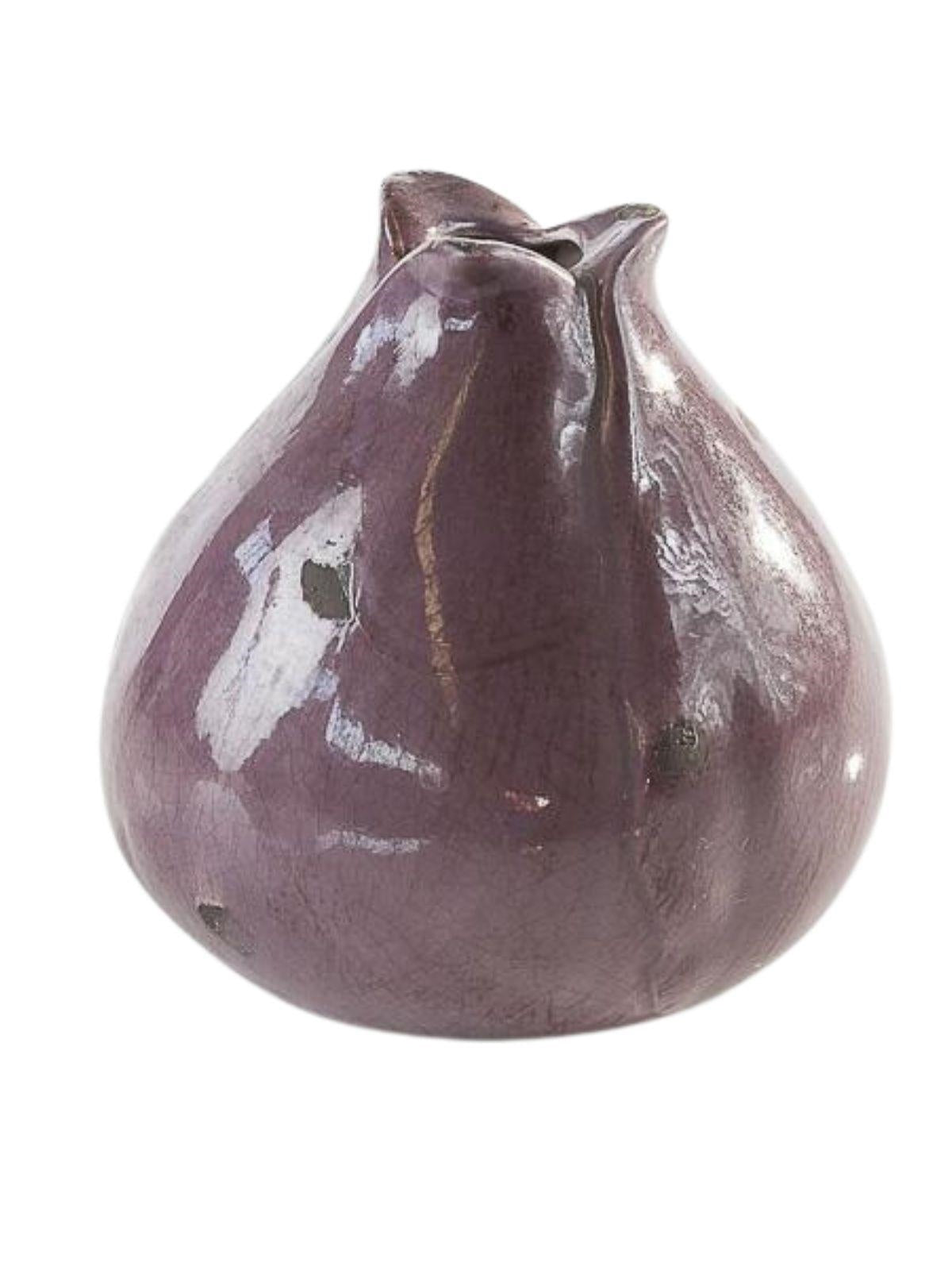 Vaso in ceramica viola, Ø13H13 cm (kit da 10)