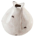 Vasetto in ceramica bianca, Ø13H13 cm (kit da 10)