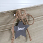 Vaschetta in latta color crema Home, 46x33x15 cm (kit da 3)