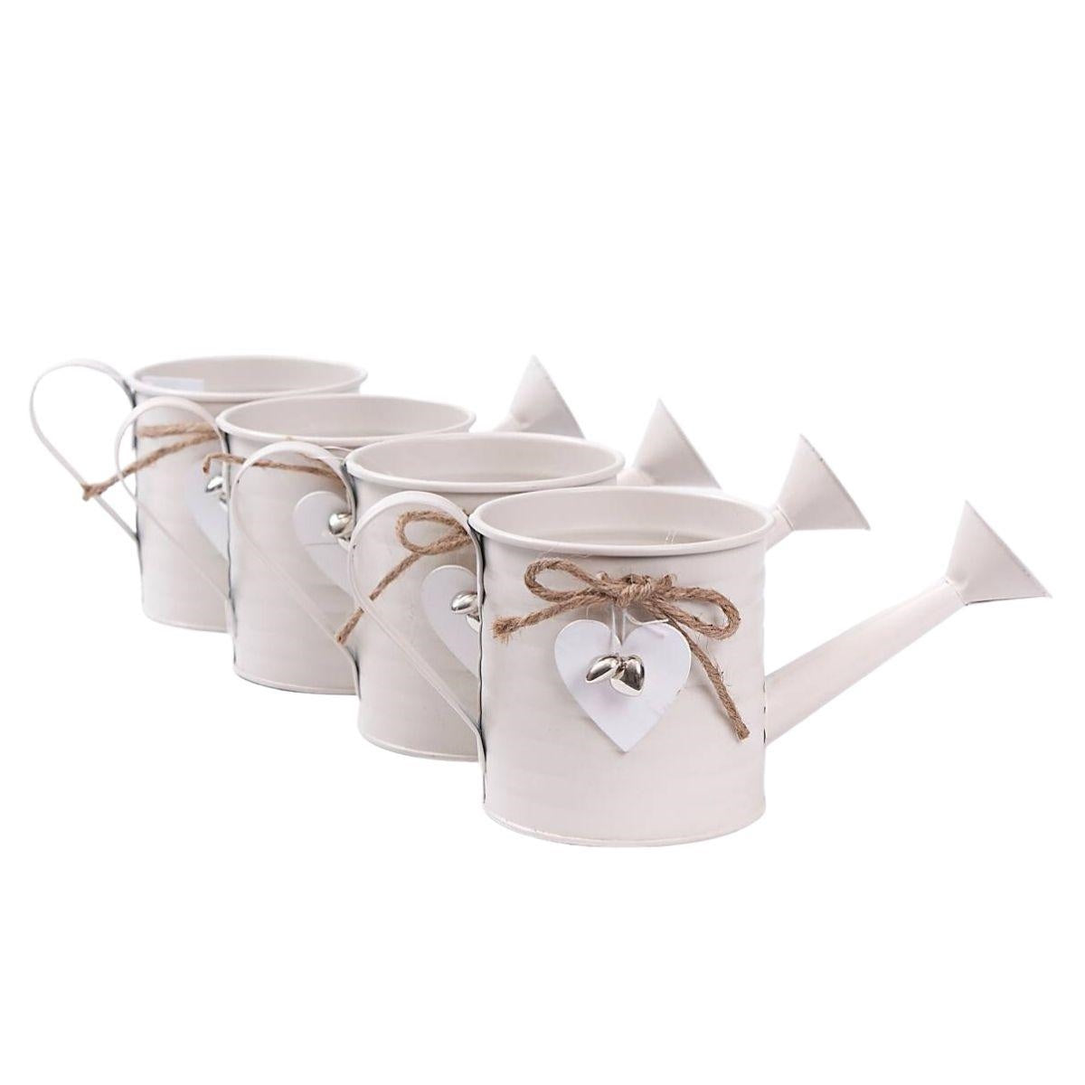 Portavasi in latta a innaffiatoio, set di 4, Ø11H11 cm (kit da 3)