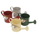 Annaffiatoio in latta, 4 colori, confezione da 4, 7H7 cm (kit da 3)