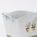 Vaschetta in latta Fresh Herbs, 21x15x14 cm (kit da 5)