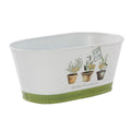 Vaschetta in latta Fresh Herbs, 20,5x12H9 cm (kit da 10)