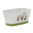 Vaschetta in latta Fresh Herbs, 20,5x12H9 cm (kit da 10)