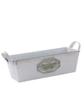 Vaschetta in in latta "Home", 26X10H8 cm (kit da 5)