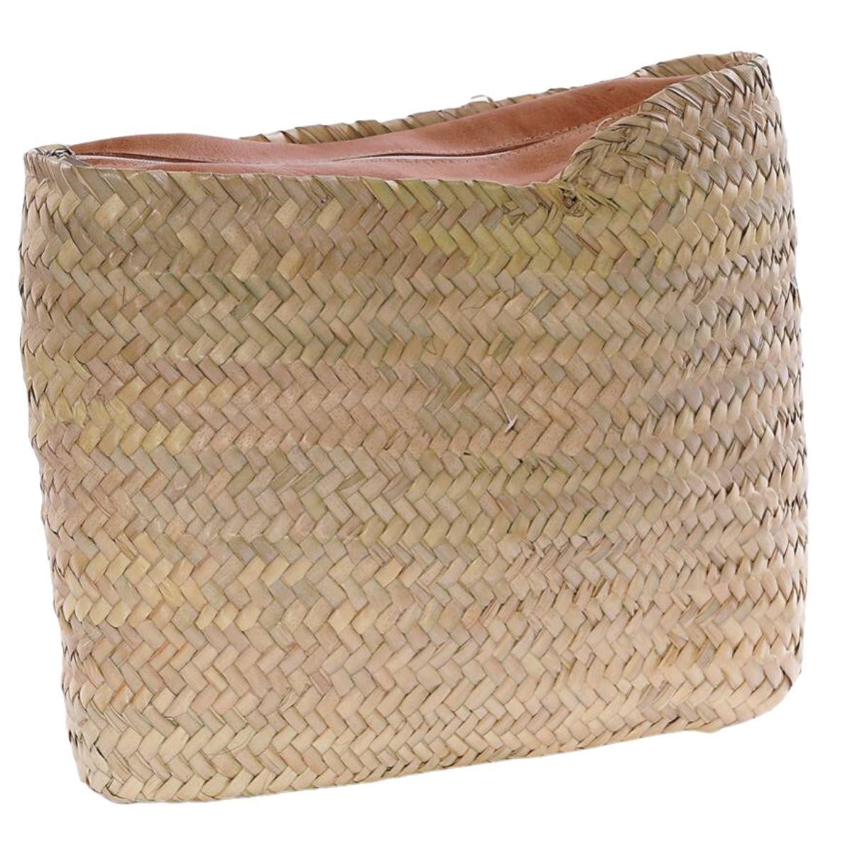 Pochette in palma con zip, 30H20 cm