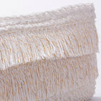 Pochette in fibre naturali bianca, 28H18 cm (kit da 3)