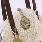 Borsa a mezzaluna in mais, 33H24 cm