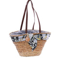 Borsa in erba con fiocco, 60H30 cm
