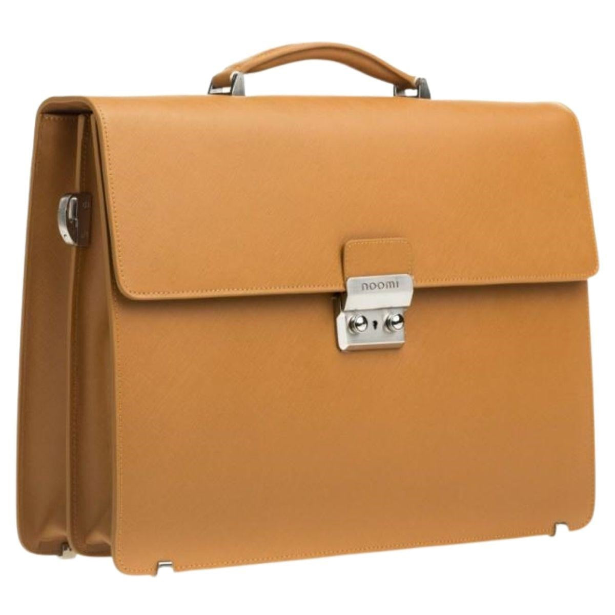 Cartella portadocumenti color mostarda King, 42x12H31 cm