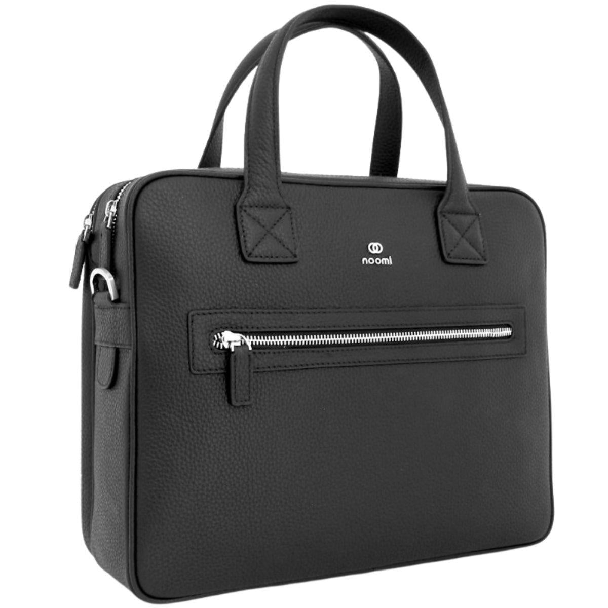 Cartella nera in pelle Piccadilly, 35x10x29 cm