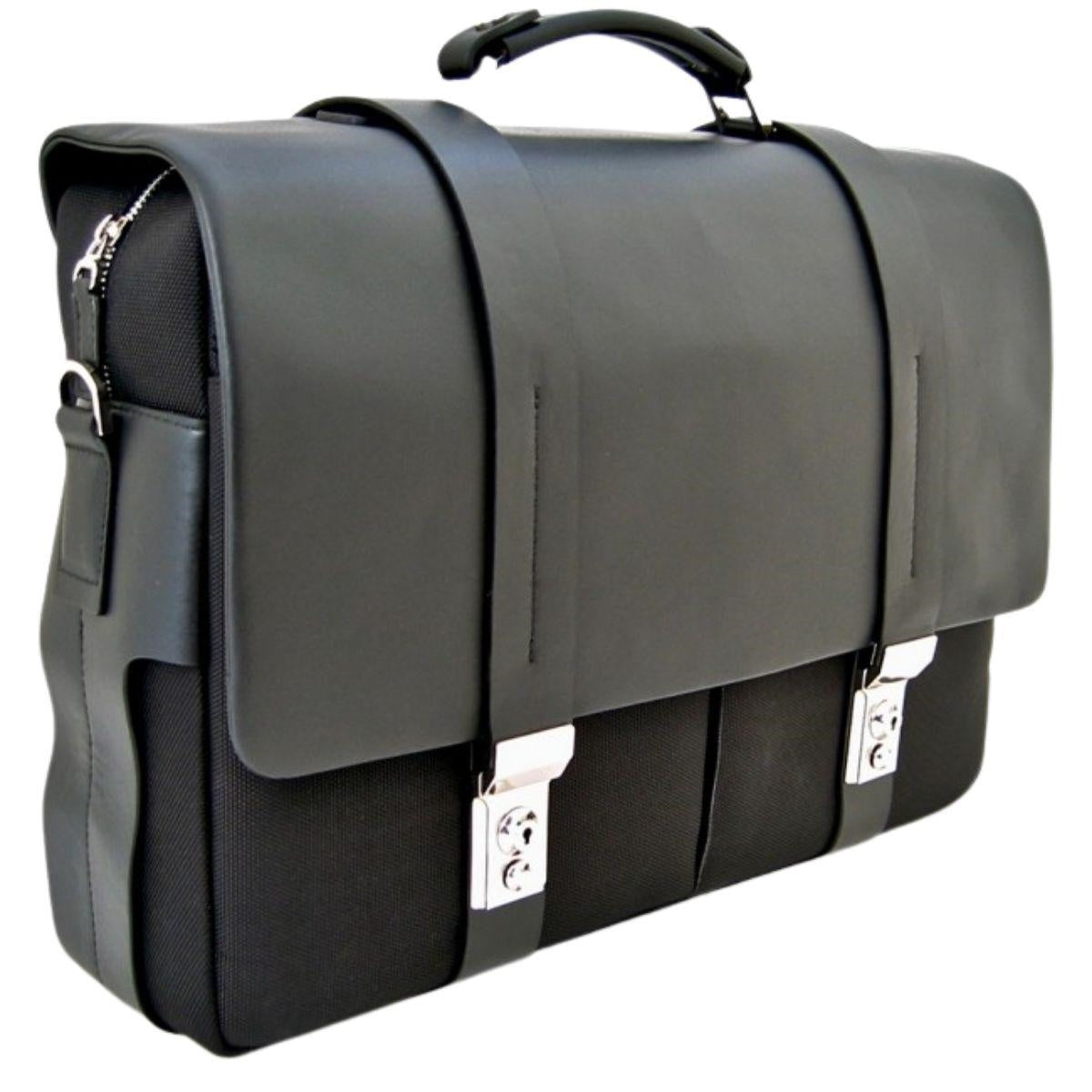 Cartella nera Oxford, 42x31H12 cm