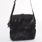 Borsa a tracolla Wembley in pelle nera, 33x9H30 cm
