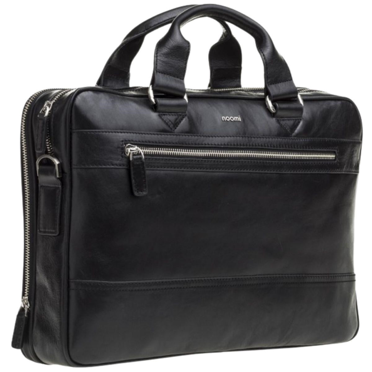 Cartella Dover nera, 39x8,5H27 cm
