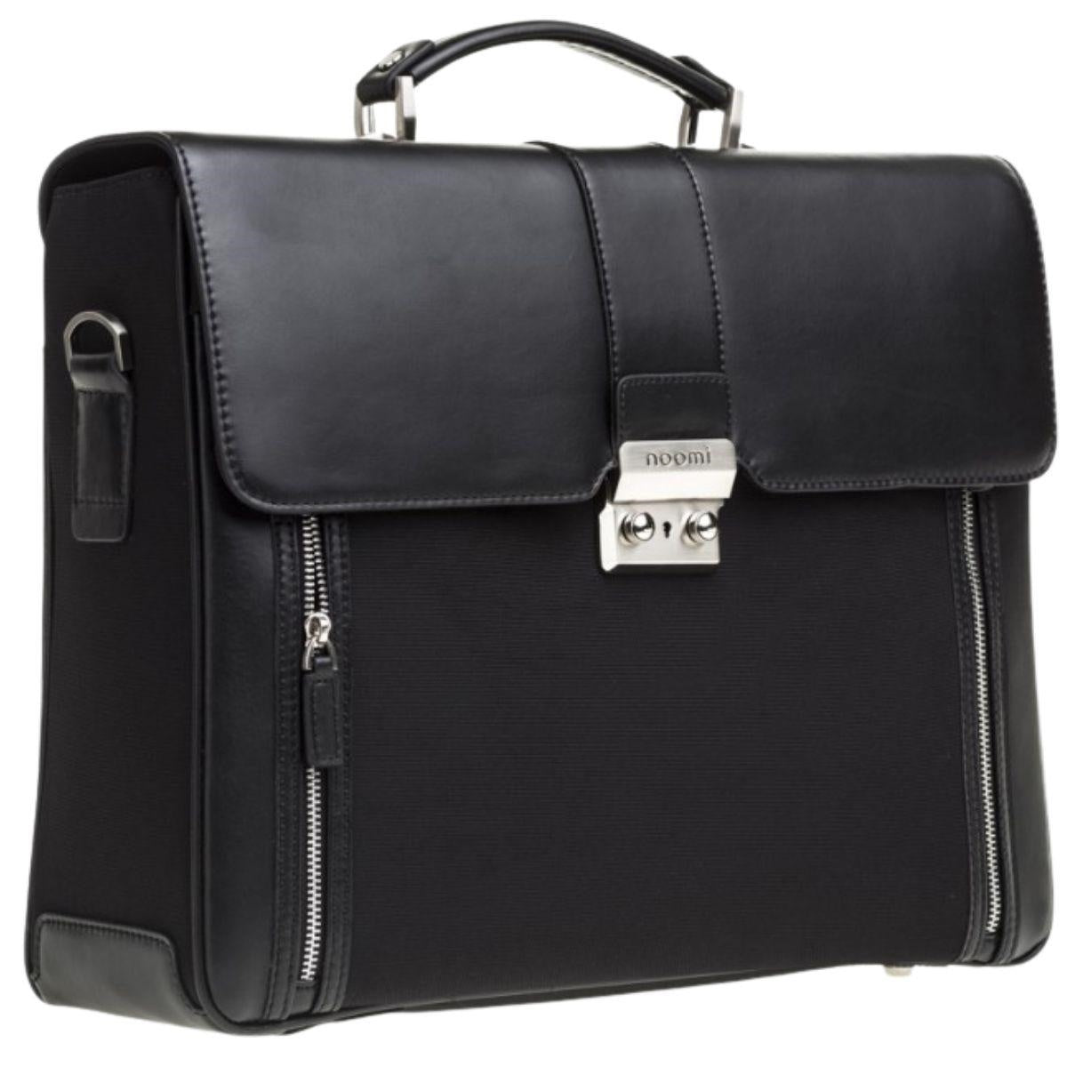 Cartella nera Cambridge, 42x13x32 cm