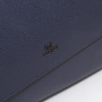 Zaino blu in pelle City Pack, 30x11H37 cm