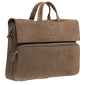 Cartella in pelle color sabbia Luton, 40x10H29 cm