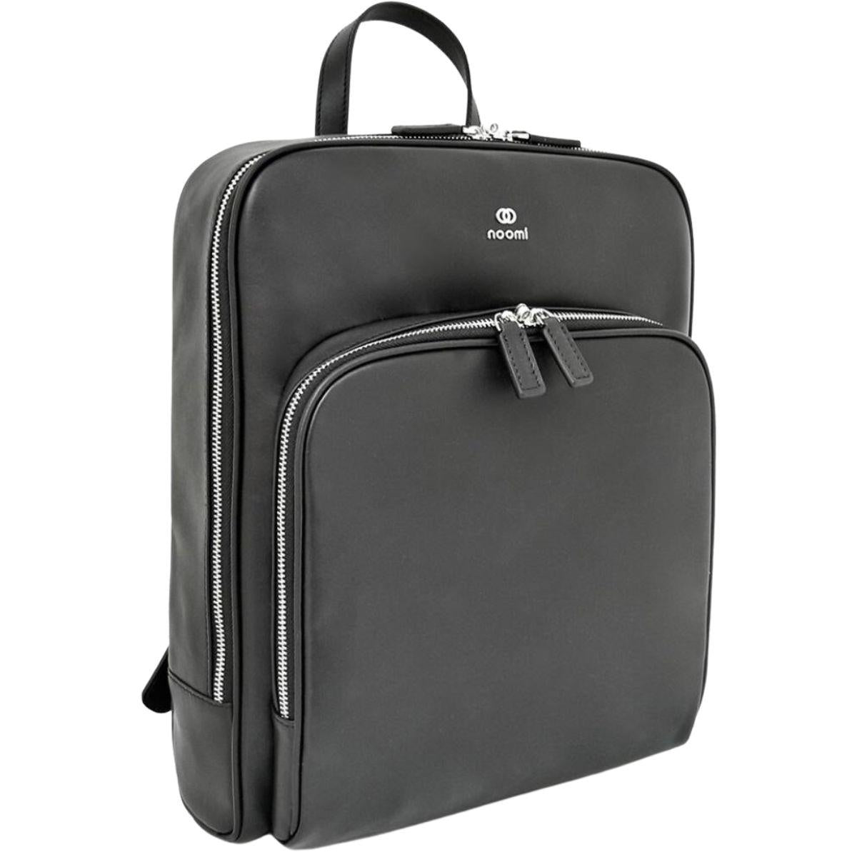 Zaino in pelle con tasca frontale e maniglia, 30x12x36 cm