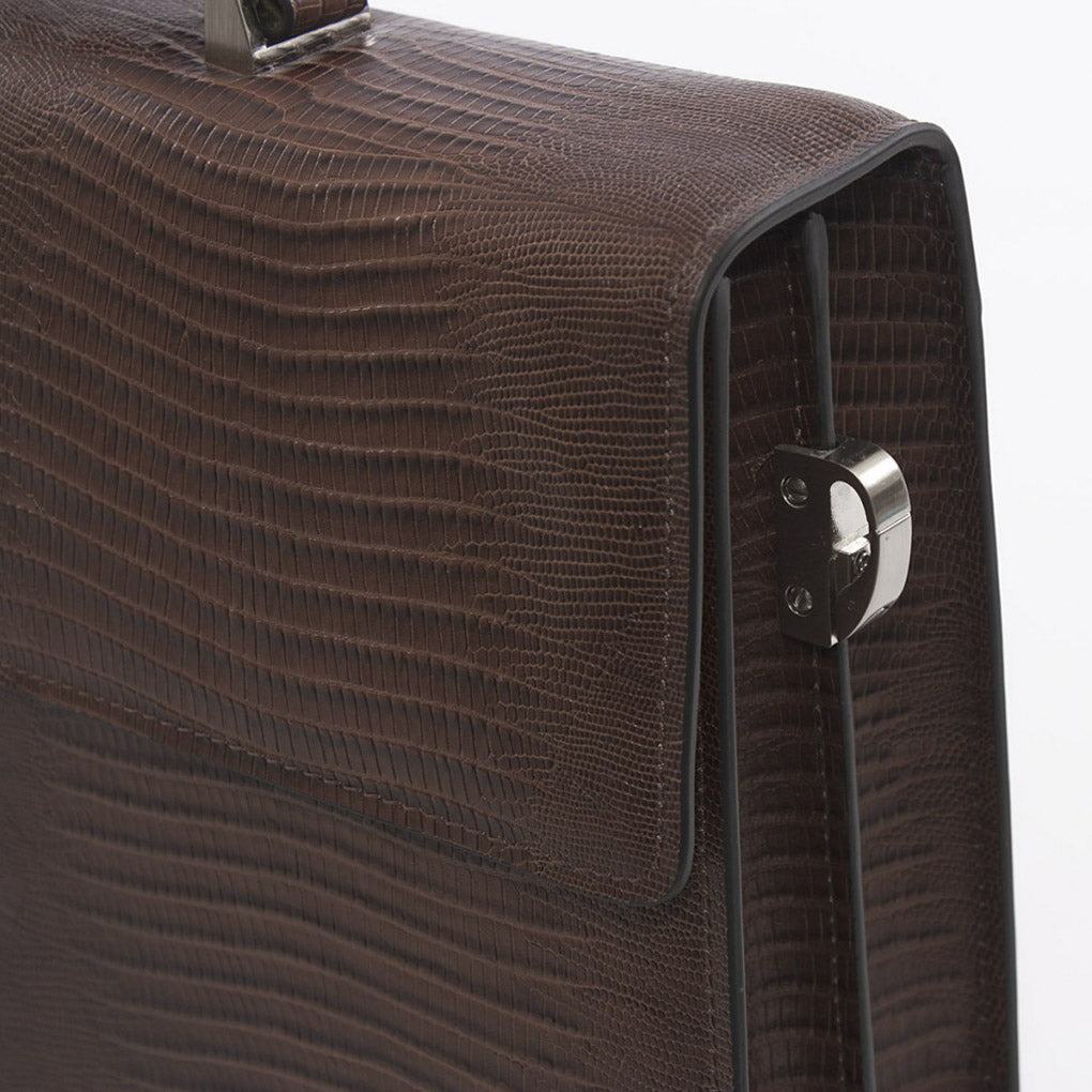 Cartella marrone modello Queen, 39x8x30 cm