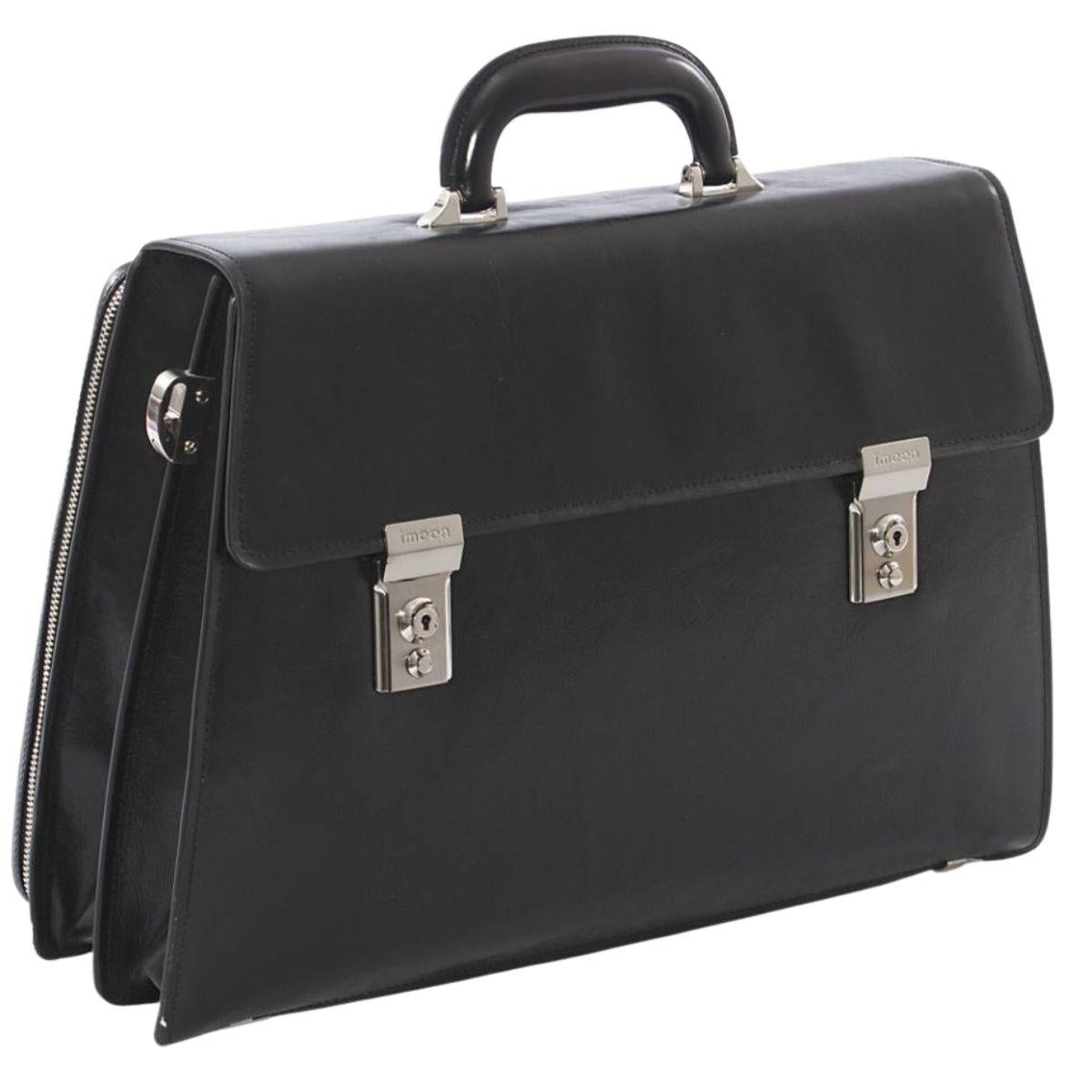 Cartella portadocumenti Kate nera, 44x12H32 cm