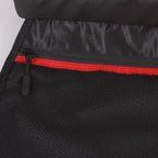 Beauty case da viaggio da appendere in nylon impermeabile nero, 28x7x22 cm