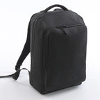 Zaino nero in nylon, 44x31x22 cm
