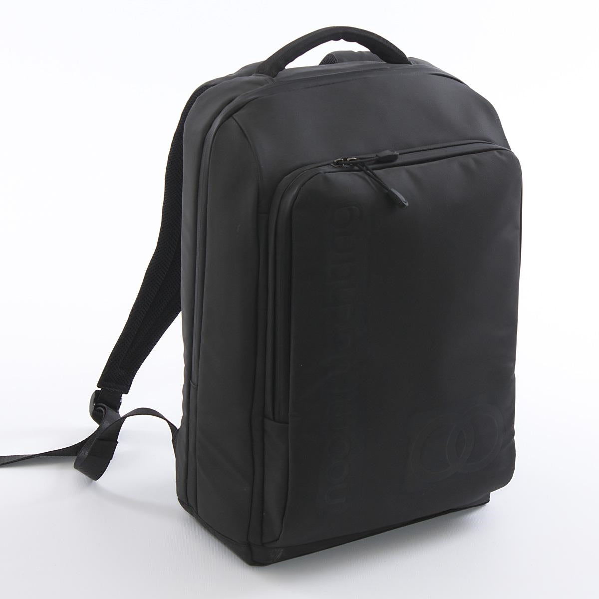 Zaino nero in nylon, 44x31x22 cm