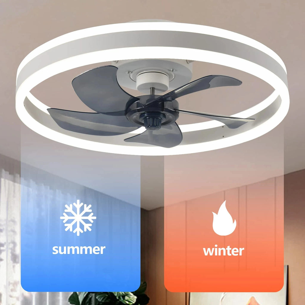 Ventilatore da Soffitto Intelligente con Luce e APP